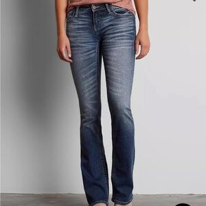 Women's Boot Cut Jeans - Blue